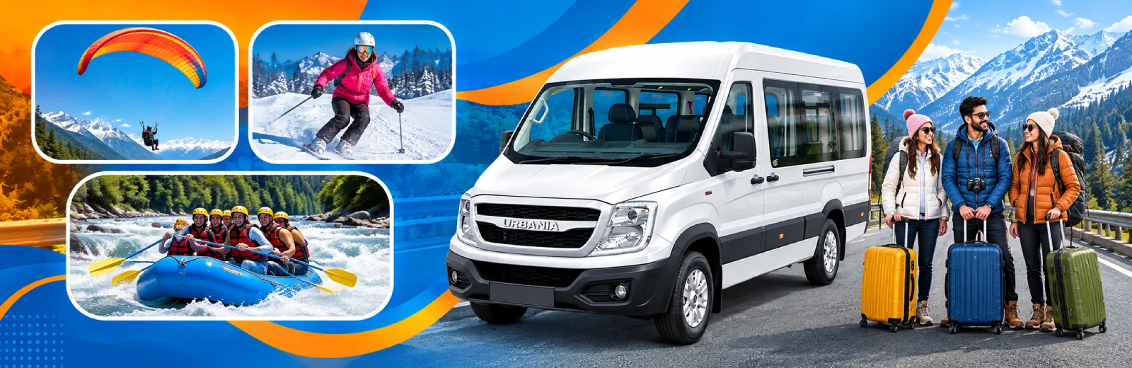 Delhi to Manali Tour by Urbania Van on Rent Delhi to Manali Tour by Urbania Van on Rent
