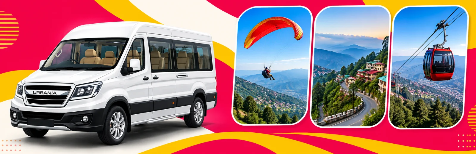Delhi to Mussoorie Tour by Urbania Van on Rent Delhi to Mussoorie Tour by Urbania Van on Rent