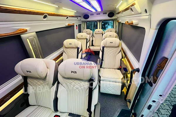 10 Seater Force Urbania Van on Rent in Delhi