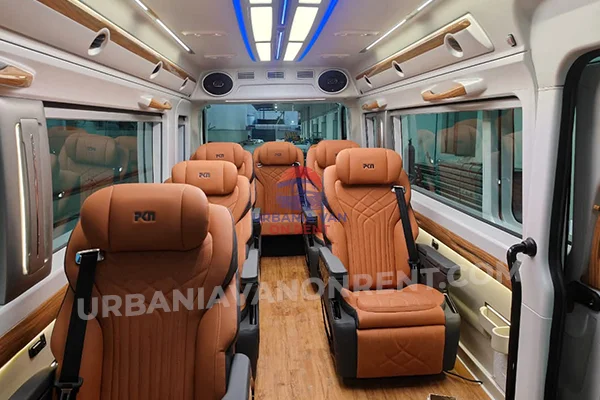 13 Seater Force Urbania Van on Rent in Delhi